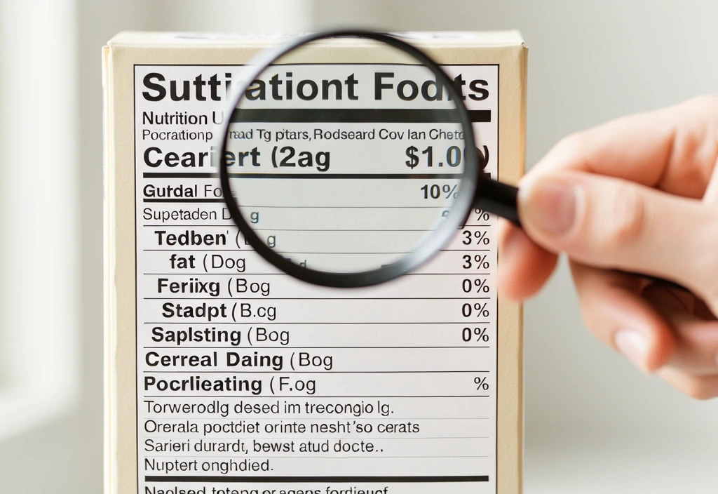 Inspecting food labels for nutritional clarity